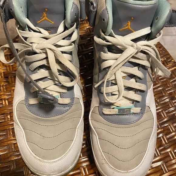 AIR JORDAN FUSION AF1 AJF 12 USED SZ 12 STEALTH GLACIER ICE CHUTNEY 318546 071 - Picture 2 of 6